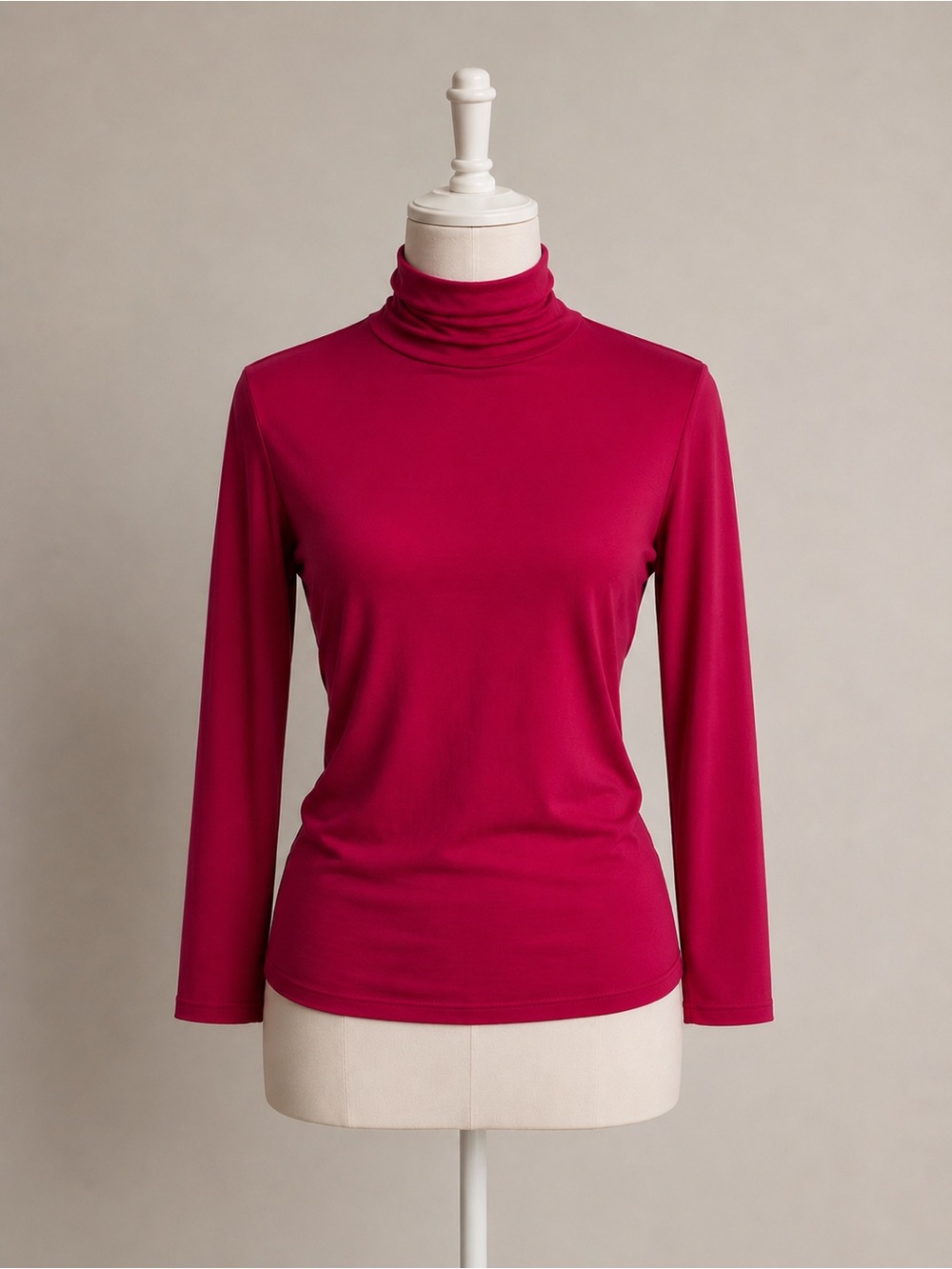 Raspberry Turtleneck Top – New Without Tags (NWOT)